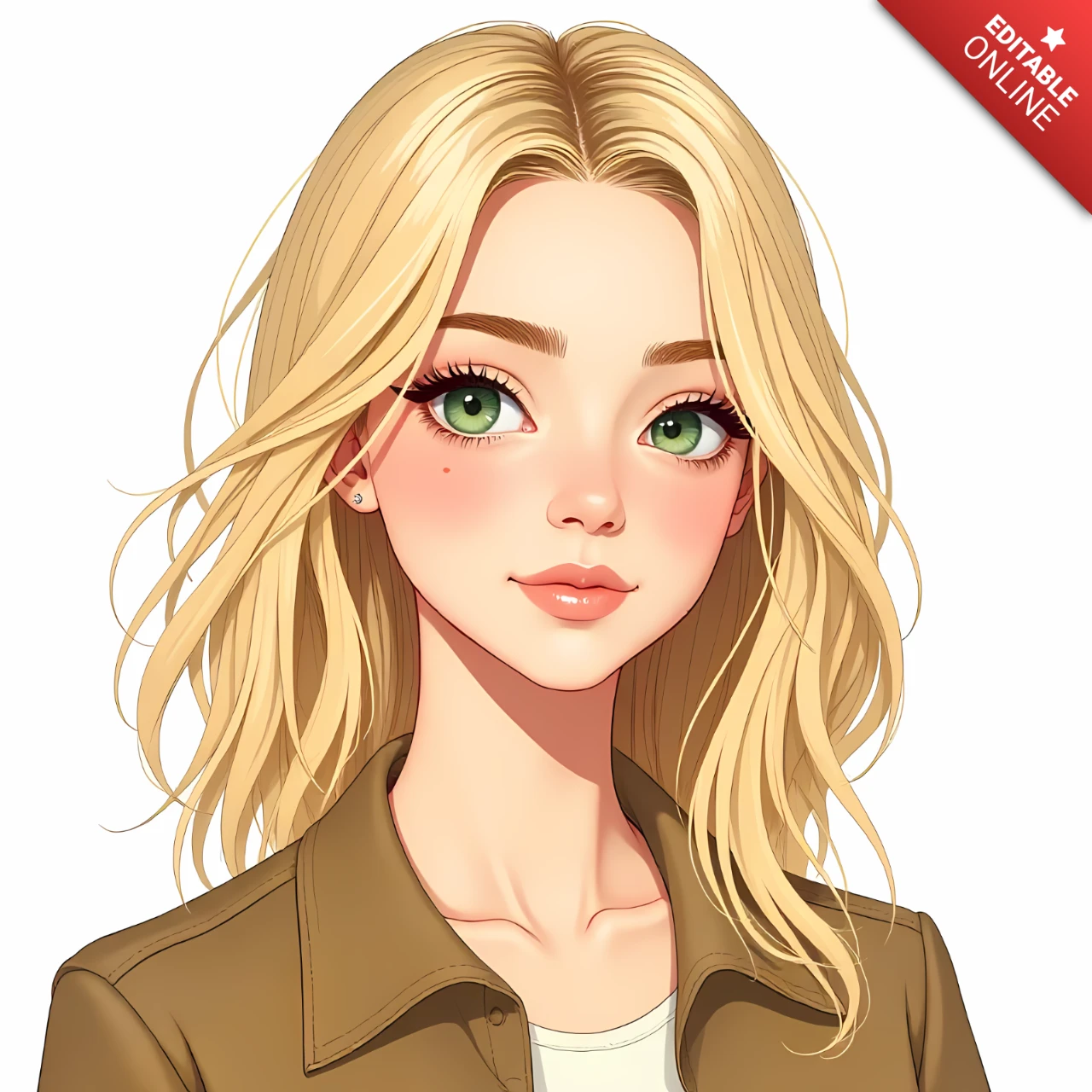 Editable Character Design Template for Creative Projects