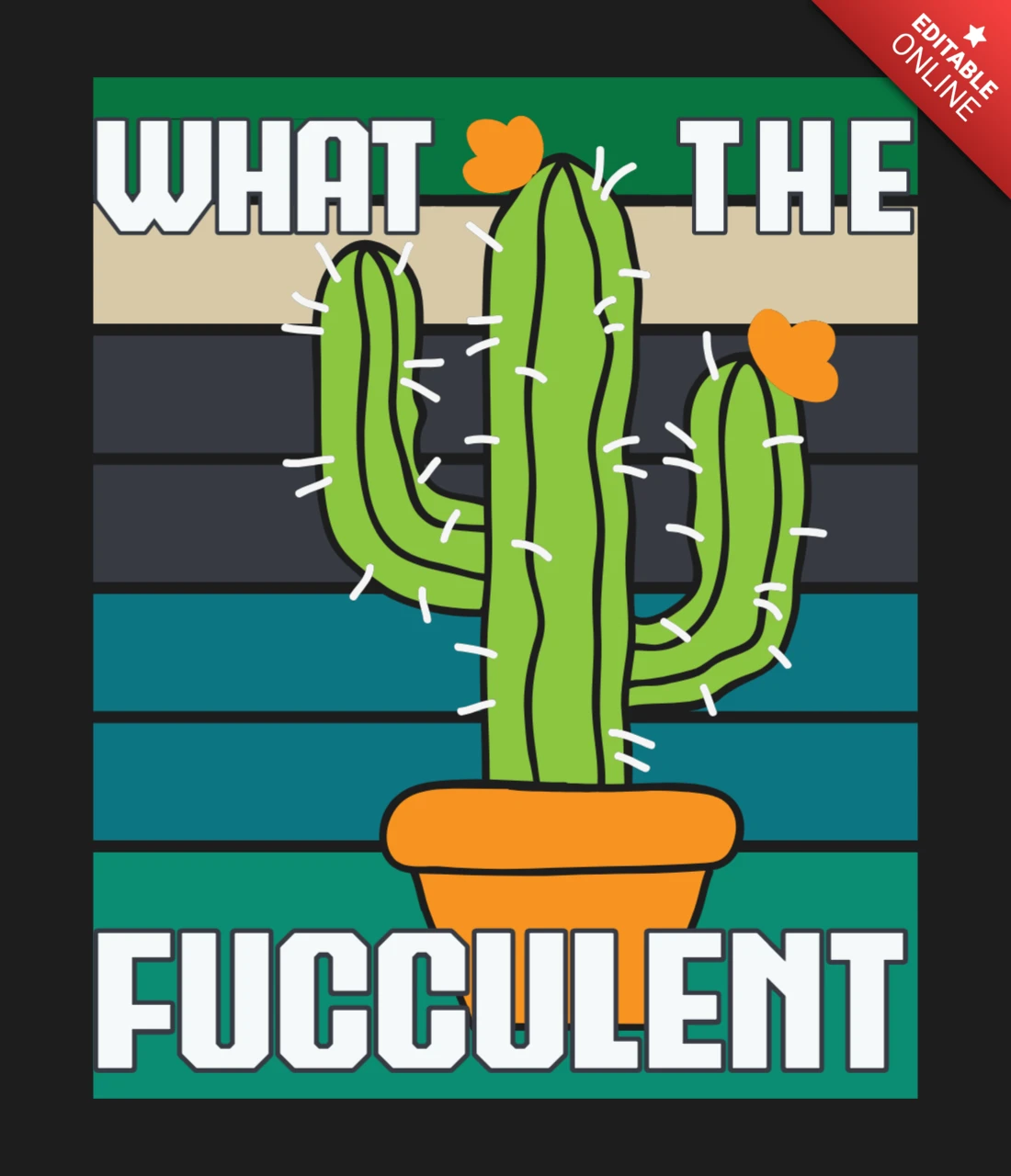 Lo que el fucculent divertido diseño de la camiseta de cactus