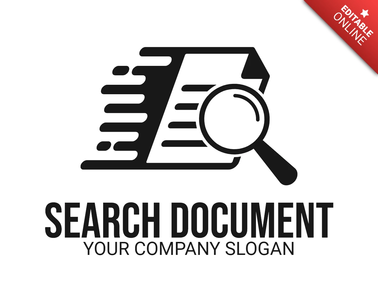 Suchdokument Logo-Design-Vorlage