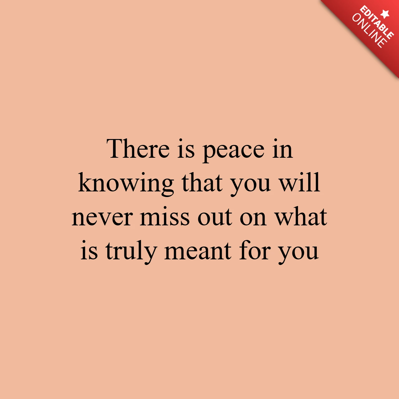 Peace quote pastel instagram post ontwerpsjabloon