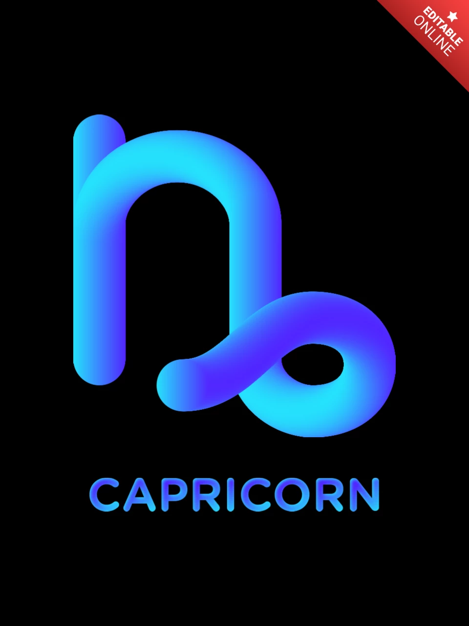 Capricorn Zodiac Astrologic T-shirt Design