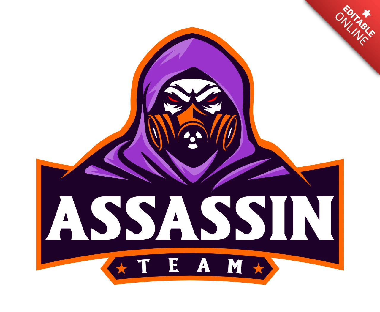 Assassin Logo Design Template