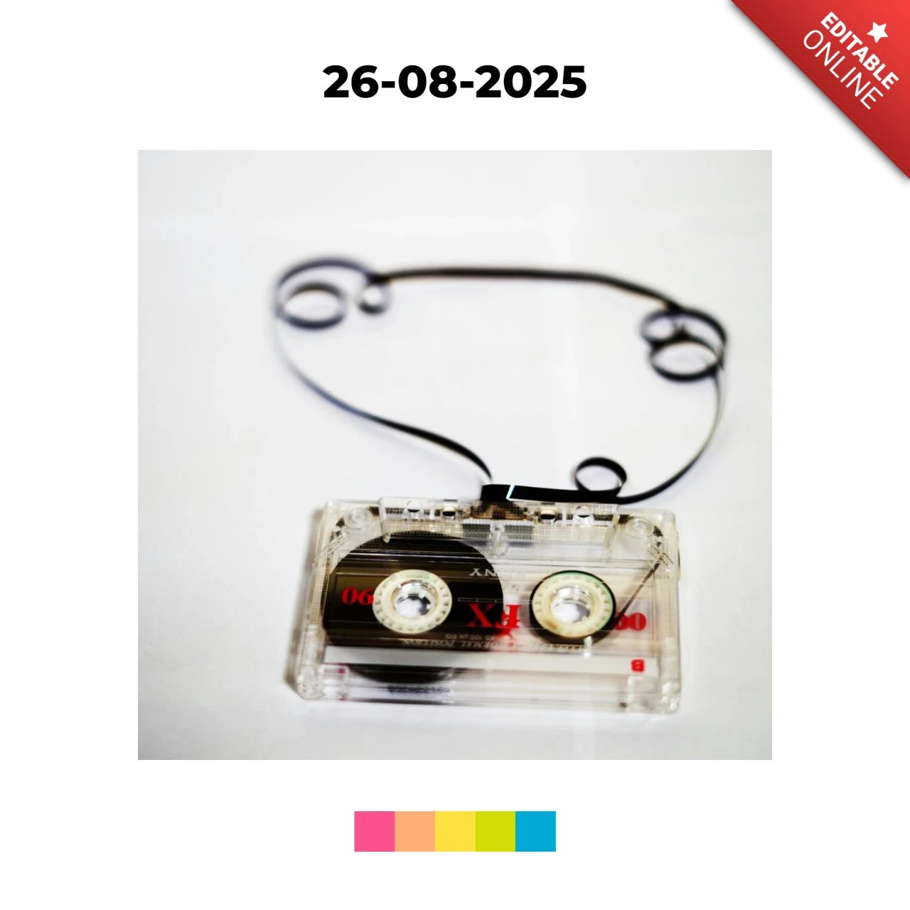 Light Polaroid Style Collage Social Media Post Design Template