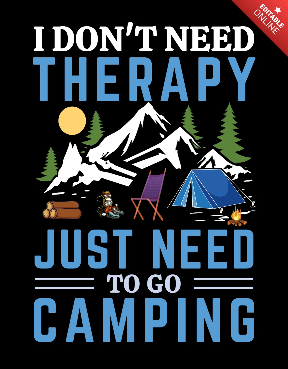 Je n'ai pas besoin de thérapie, j'ai juste besoin d'aller camper