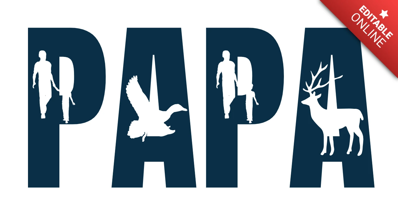 Plantilla de diseño temático de aventura al aire libre para el día del padre