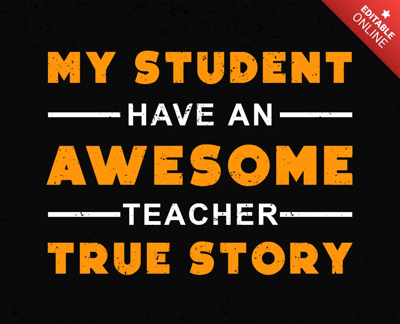 My Student Have An Awesome Teacher T-Shirt Design