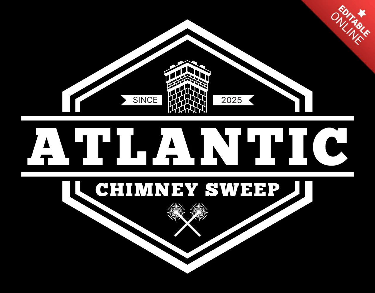 Szablon projektu logo kominiarza Atlantic