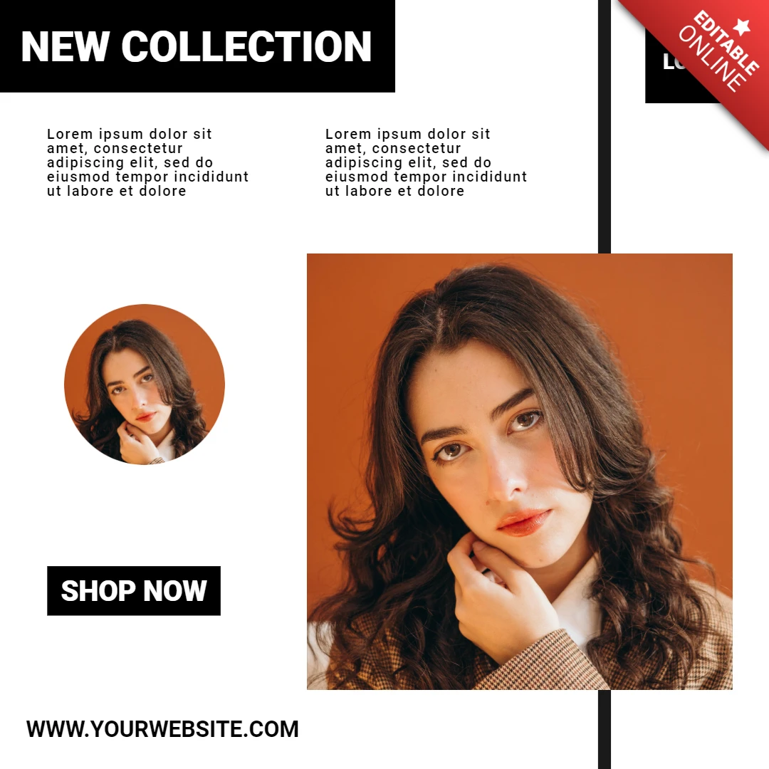 New Collection Fashion Sale Instagram Post Design Template