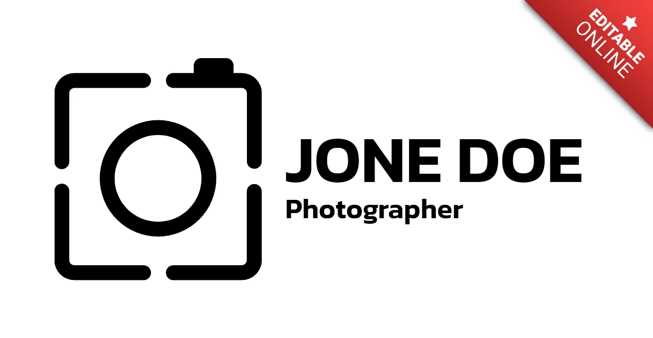 Photographer Logo Design Template