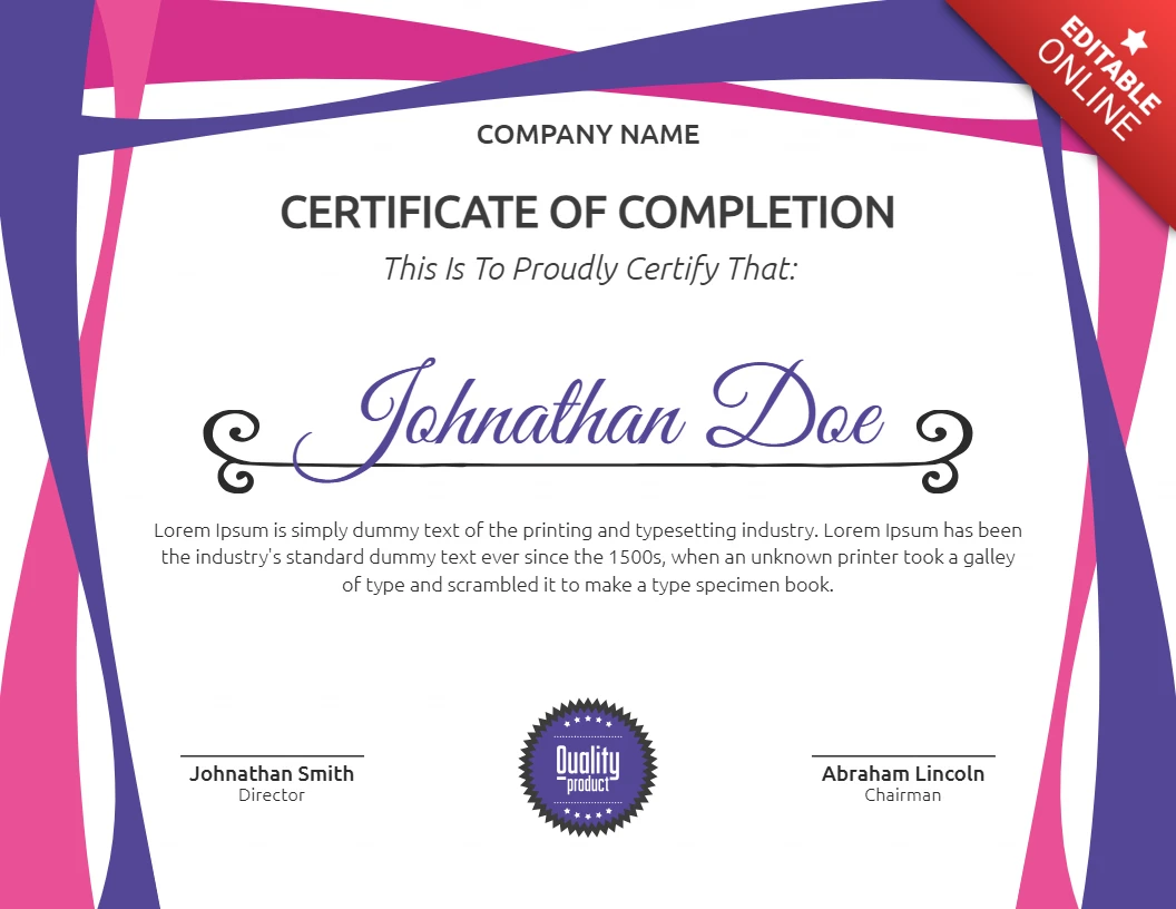 Abstracte moderne professionele zakelijke certificaat post ontwerpsjabloon