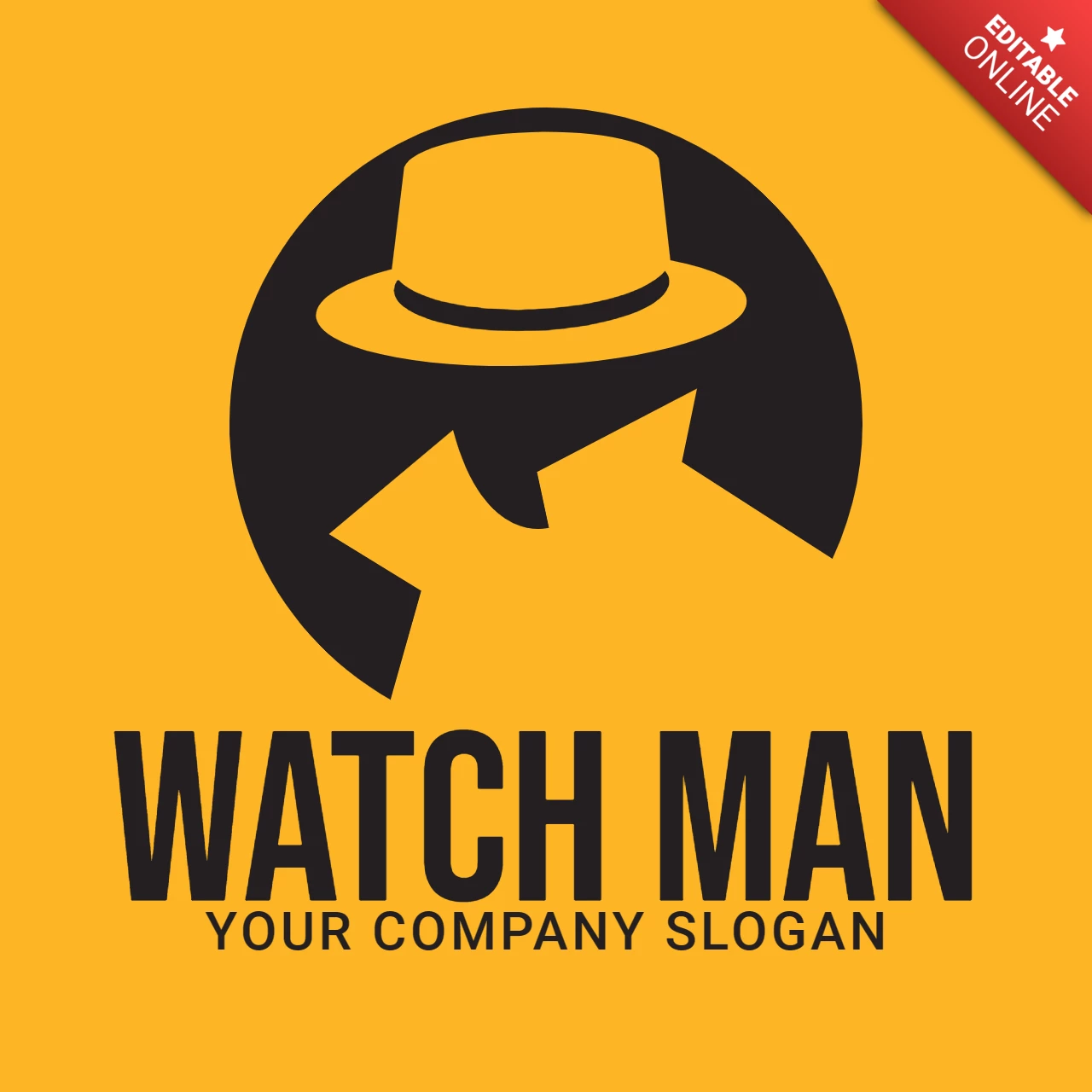 Modèle de logo Watchman