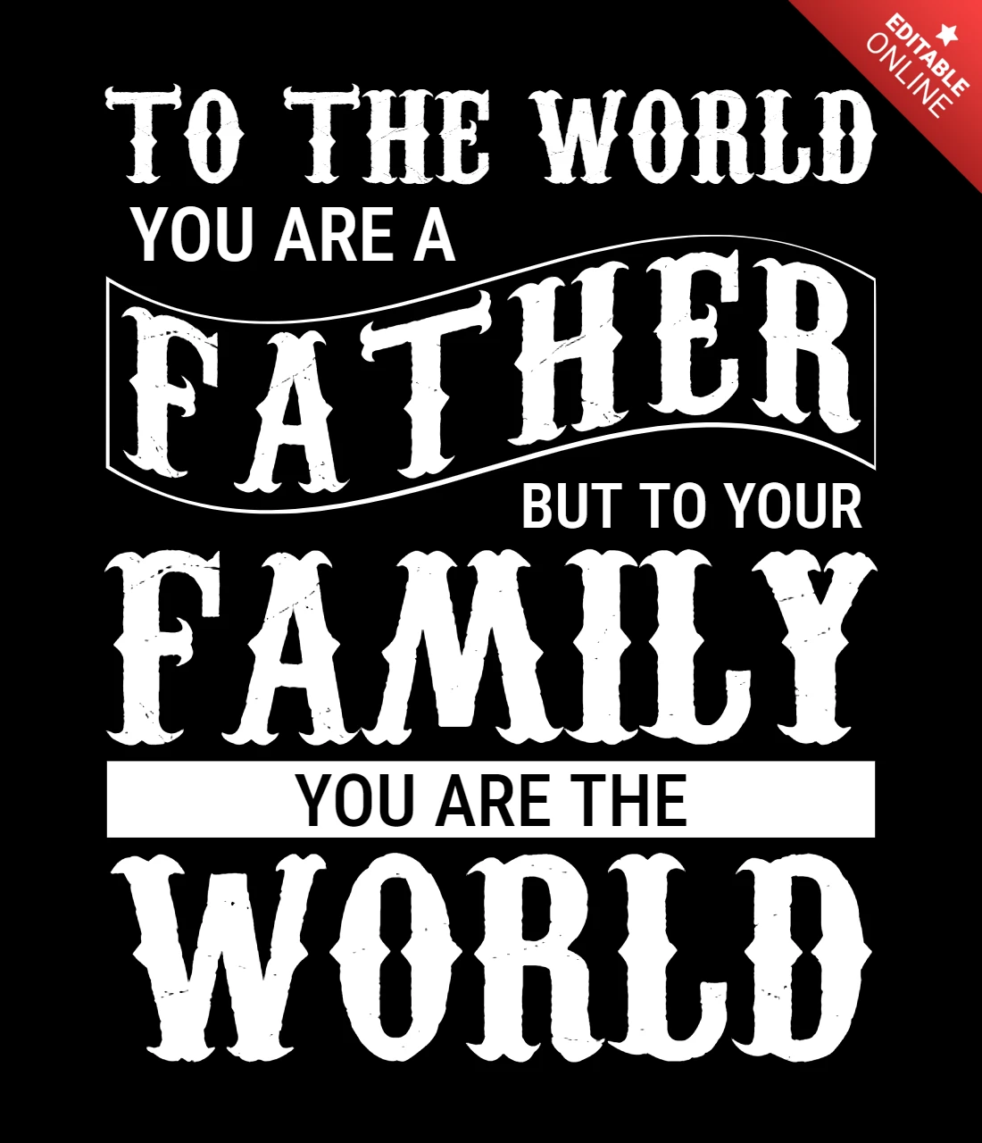 Happy Father's Day Circus T-shirt Design Template