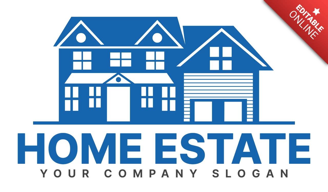 Modèle de logo pour une société immobilière