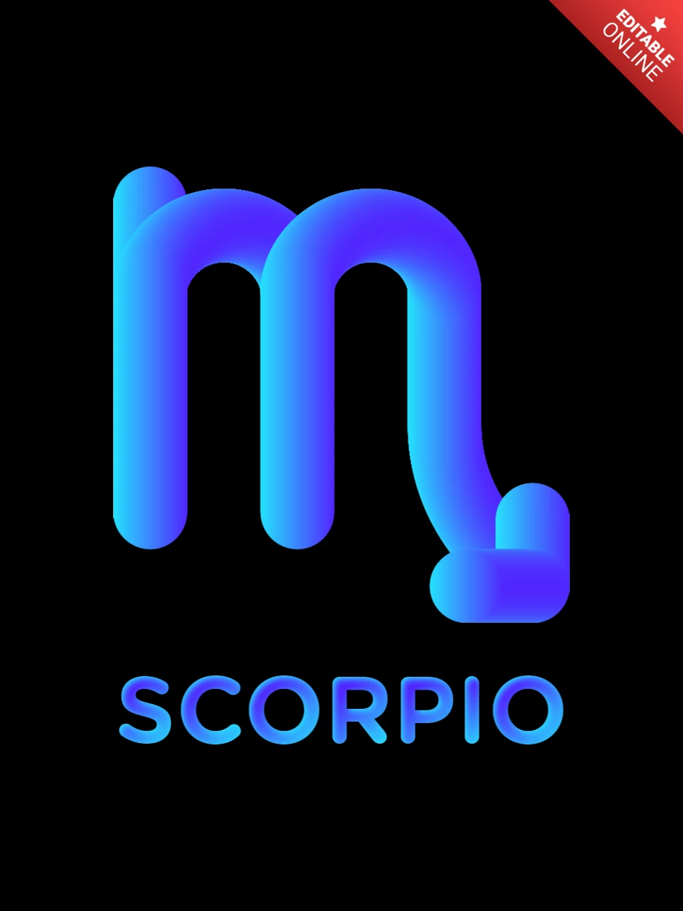 Scorpio Zodiac Astrologic T-shirt Design