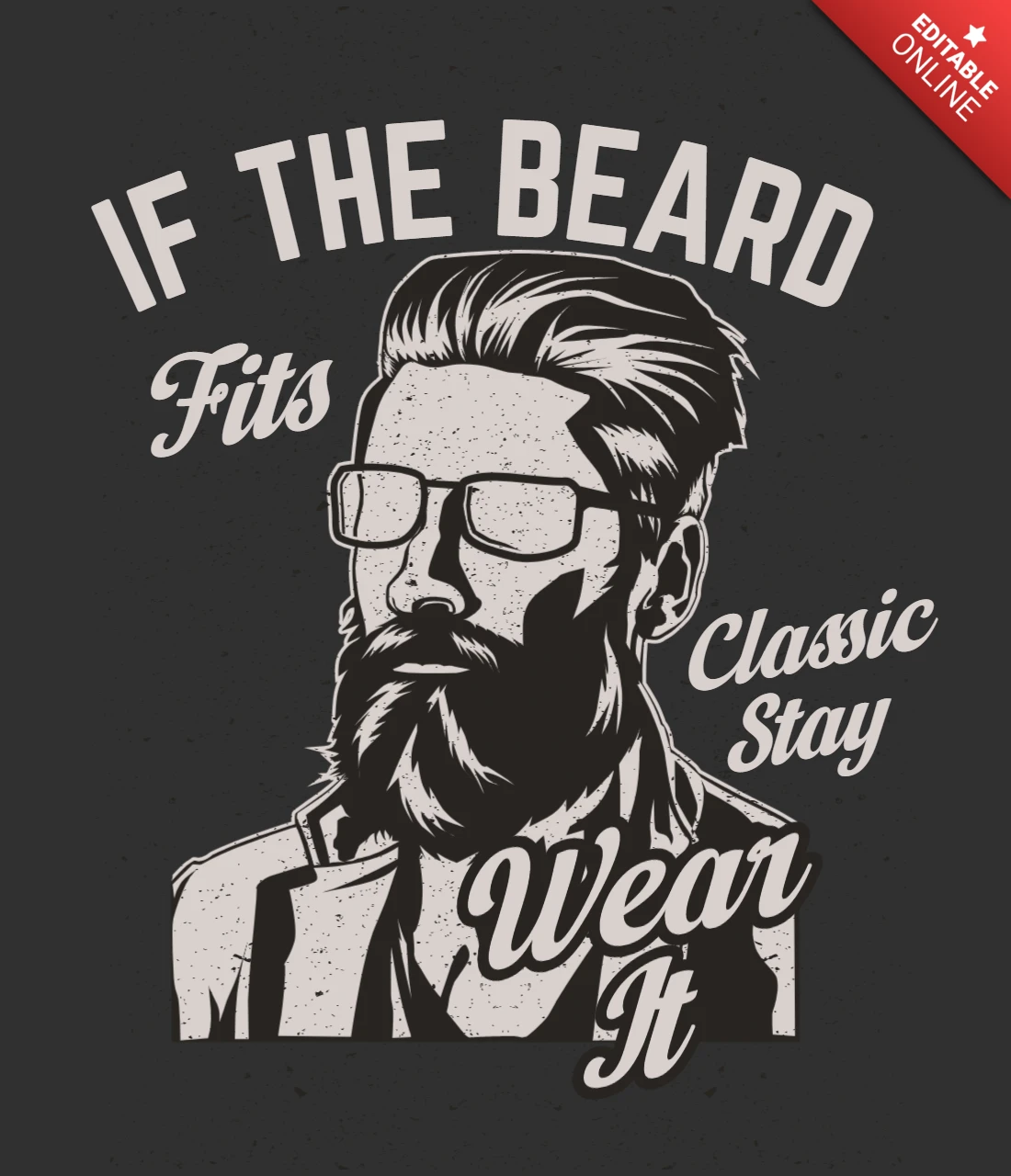 Modelo de design de camiseta com citação de barbearia