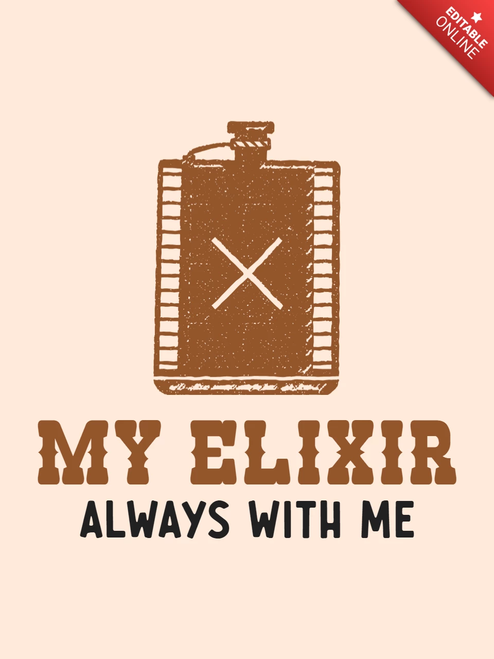 Camping My Elixir Is Always With Me T-shirt Template Design