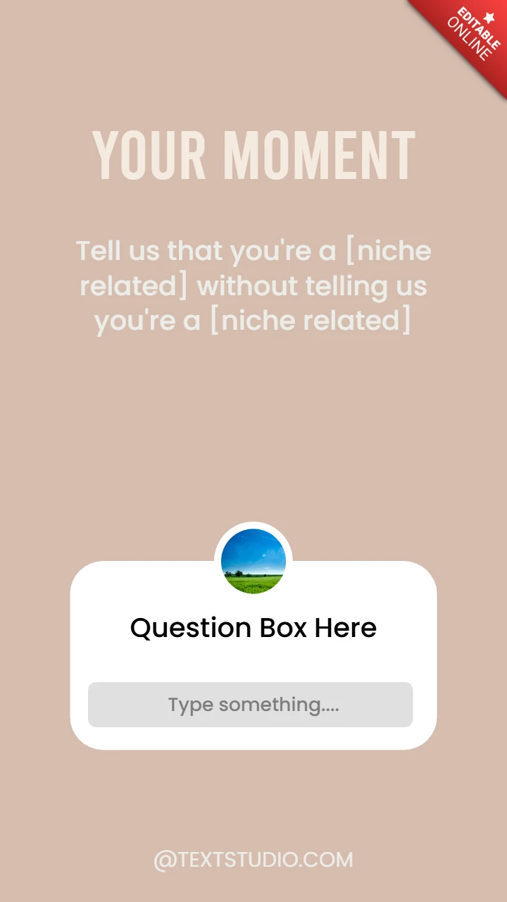 Cuéntanos sin contarnos instagram story post design template