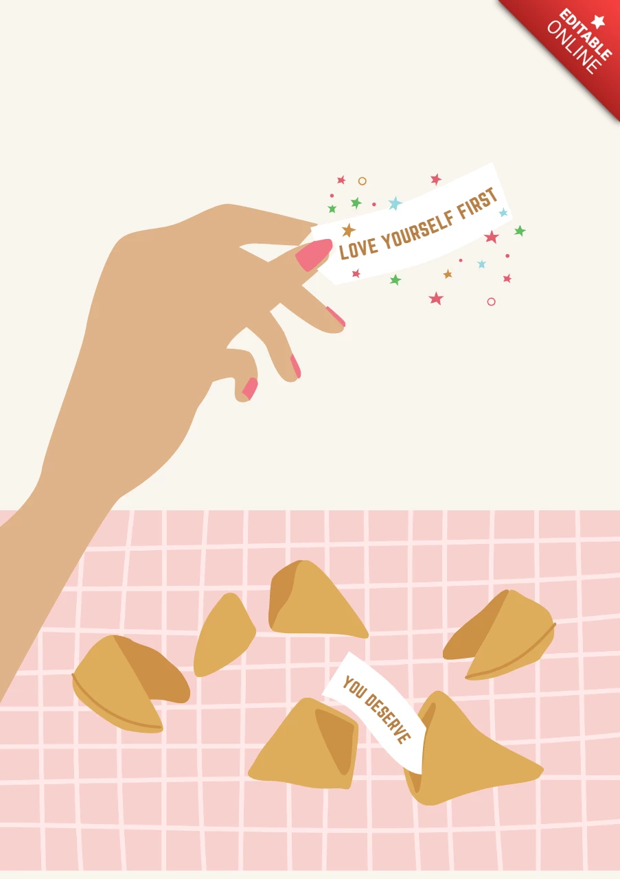 Modèle d'affiche de biscuits rétro