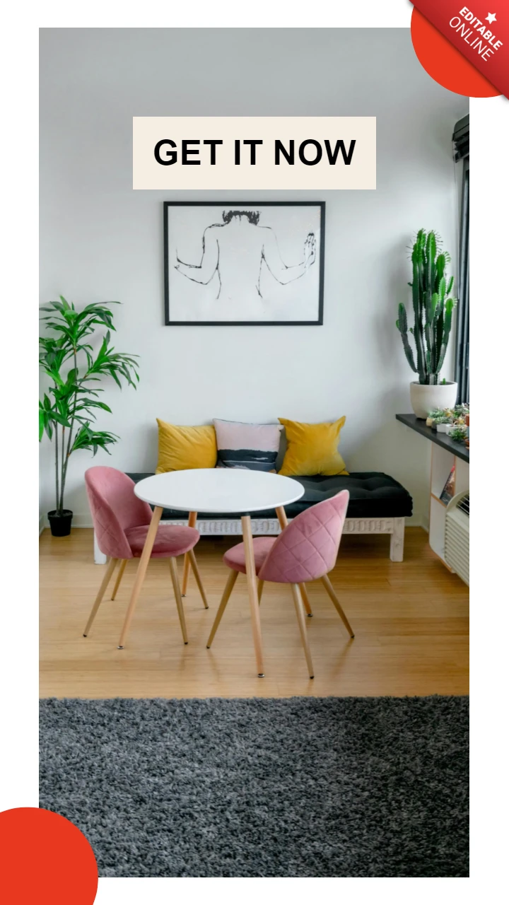 Helles minimalistisches Werbe-Instagram Story Post Design Vorlage