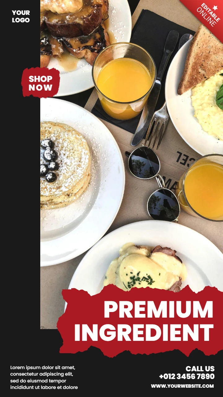 Distinctive Textured Instagram Story Post Design Template