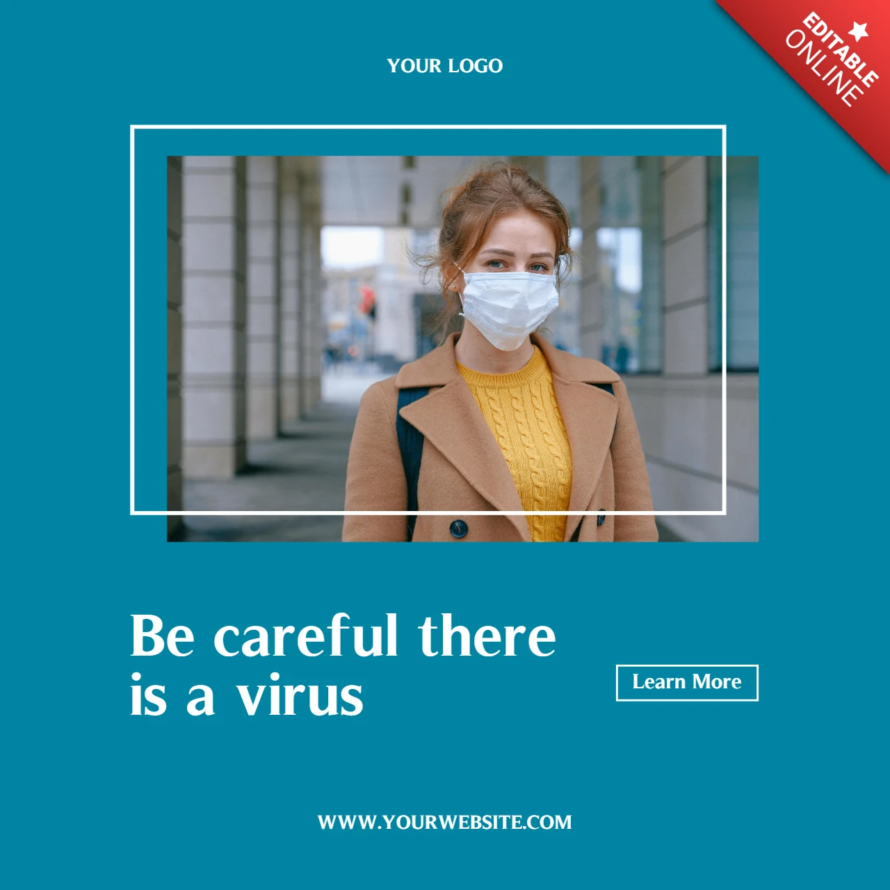 Eye-Catching Medical Social Media Post Design Template