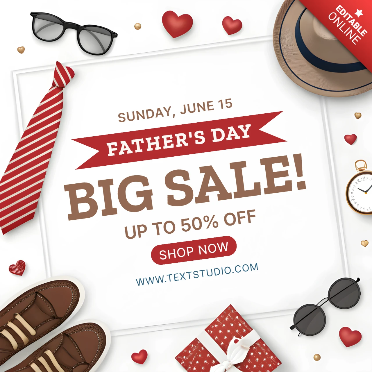 Father's Day Sale Template - Fun and Festive Design for Promotions