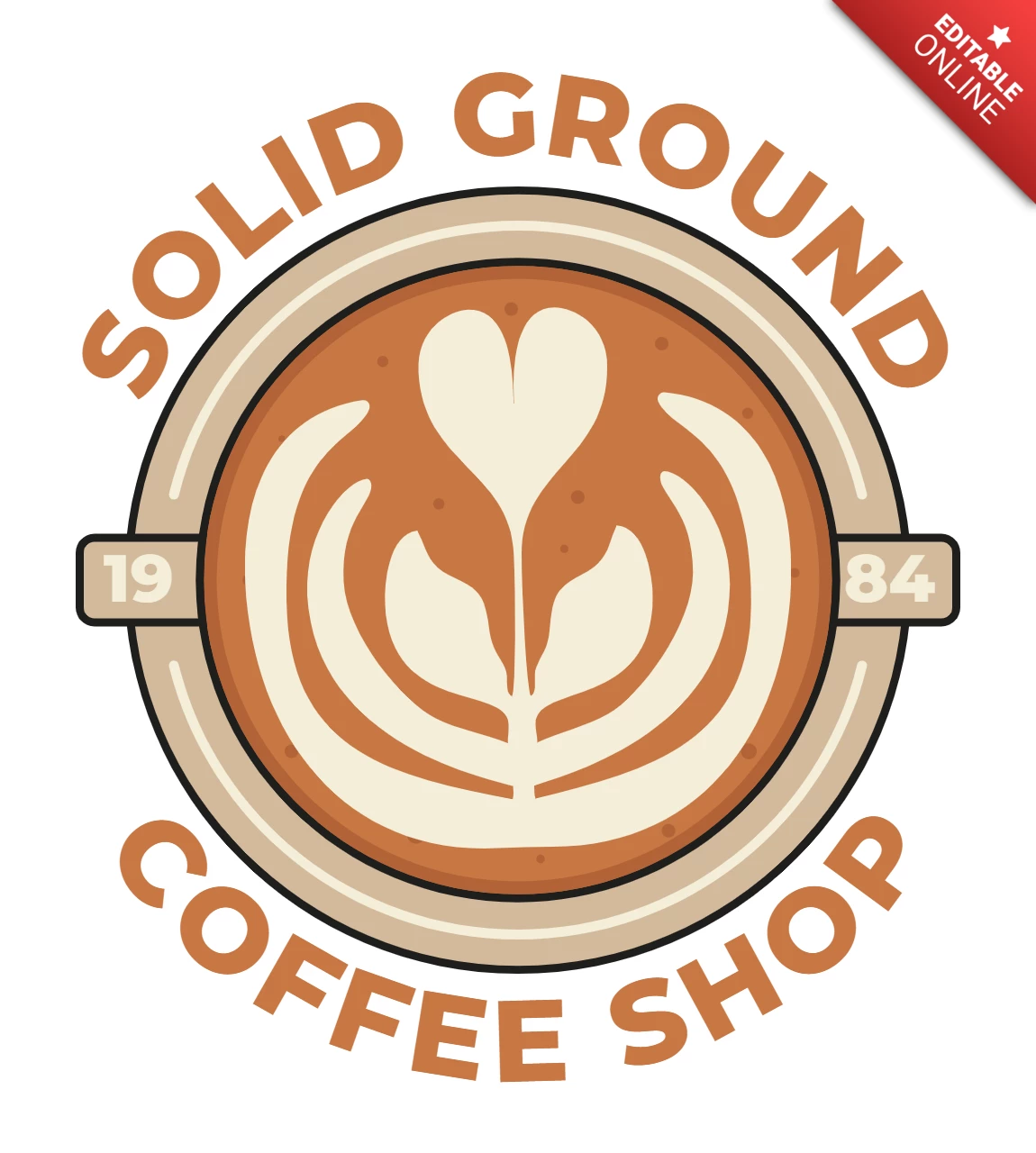 Logotipo de una cafetería