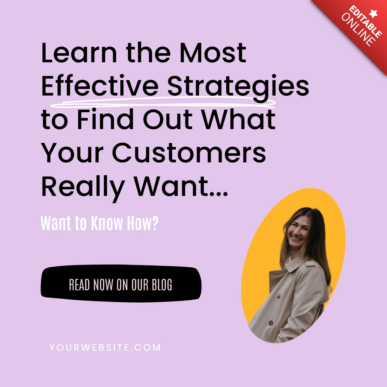 Estrategia de clientes blog instagram post diseño plantilla