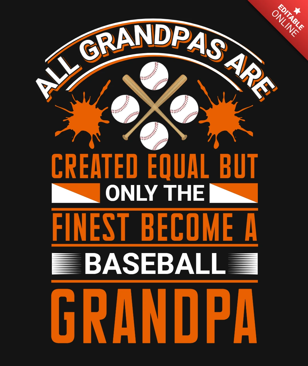 Solo i migliori diventano nonni del baseball modello di maglietta