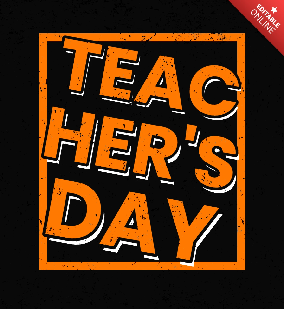 Teachers Day 3D T-Shirt Design Template