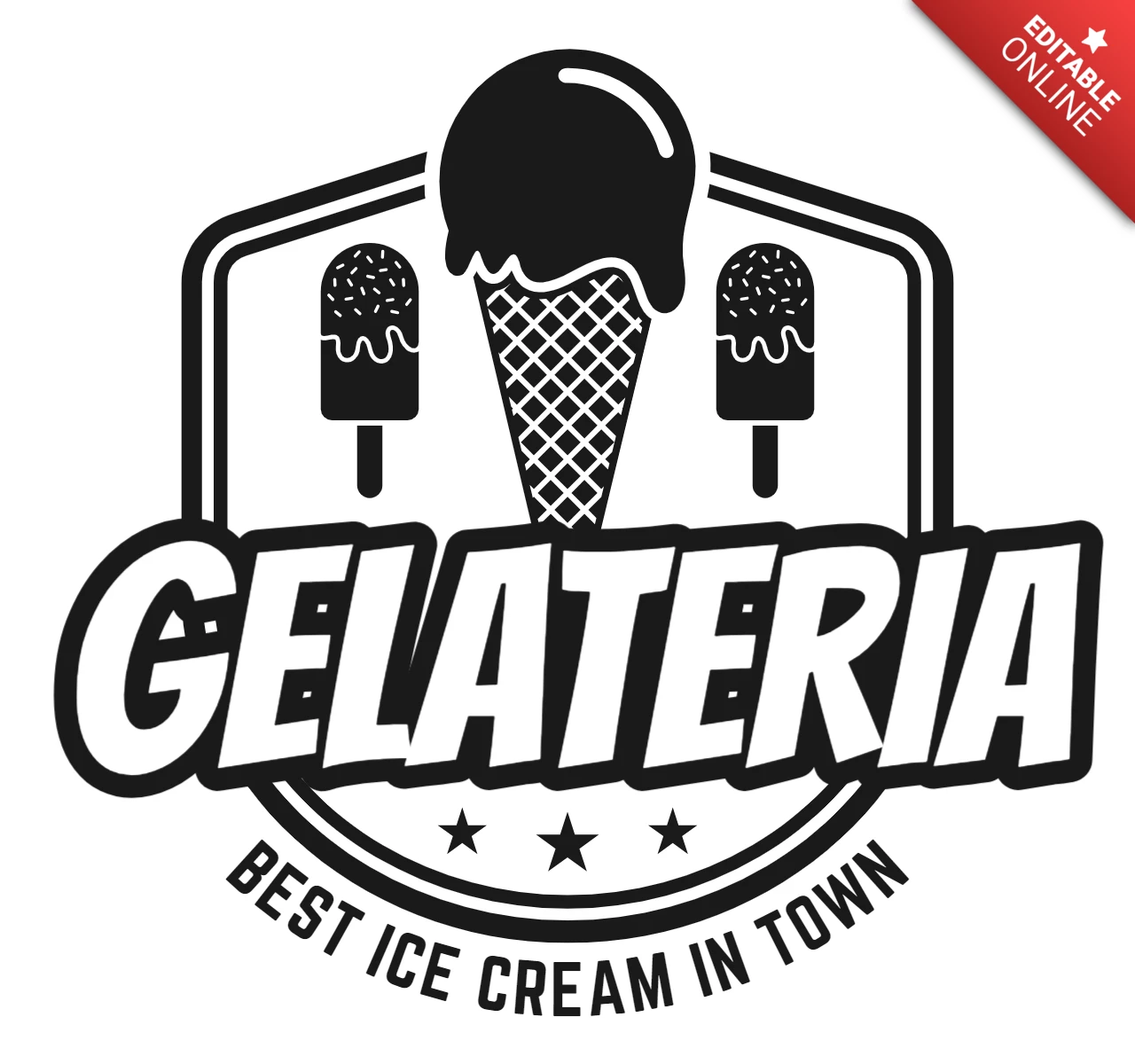 Miglior modello di logo per gelateria