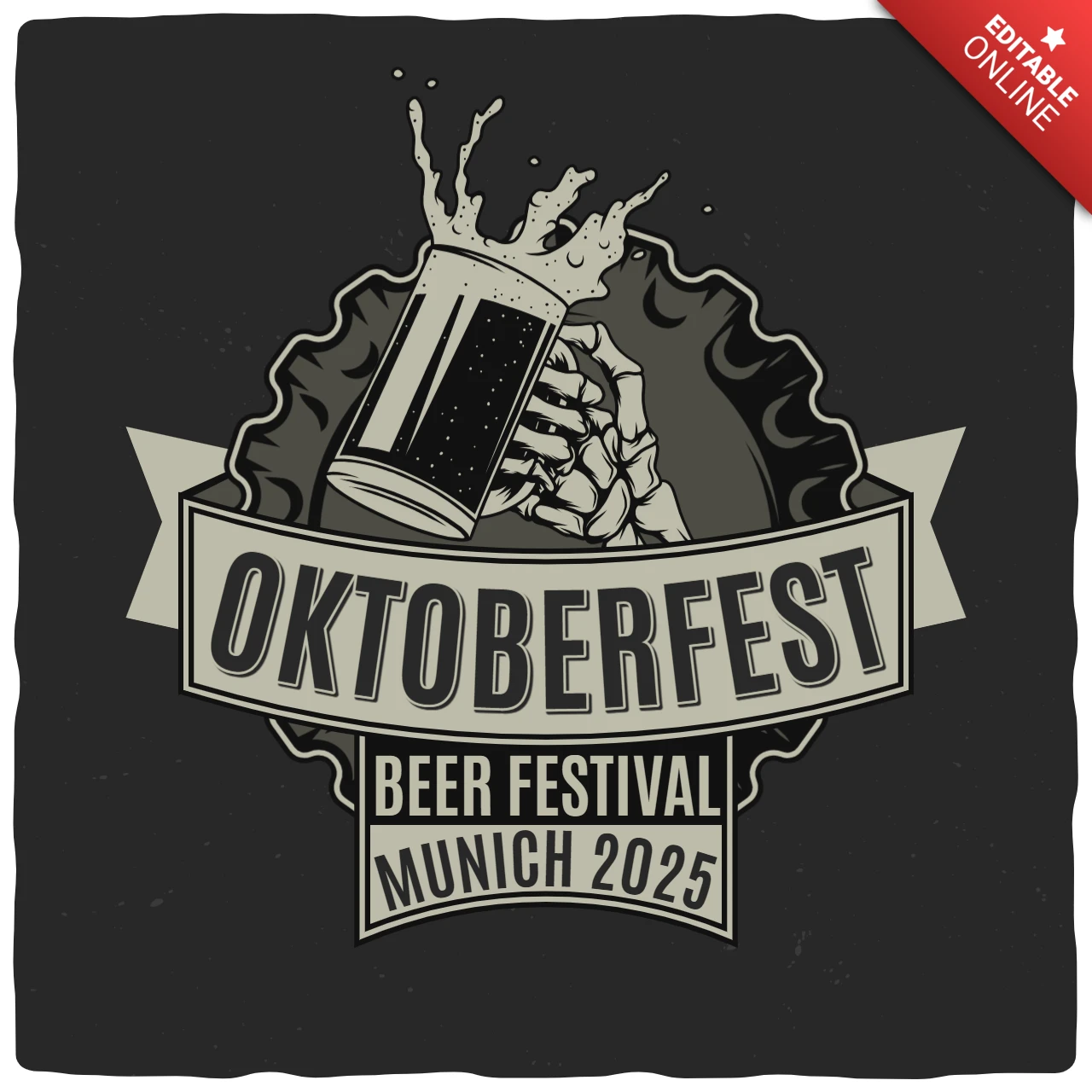 Oktoberfest Beer Festival Vintage T-shirt Design