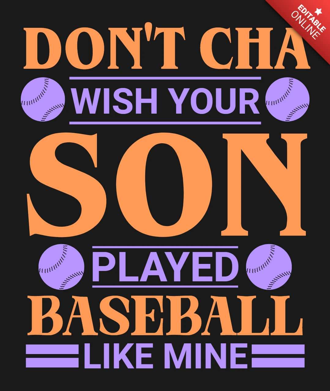 Czy nie chciałbyś, aby Twój syn grał w baseball tak jak mój?
