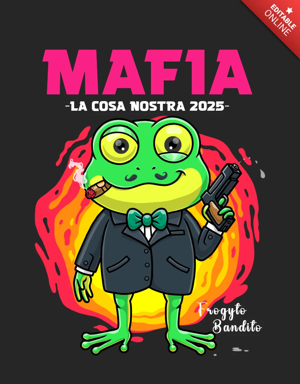 Frog Mafia Design Template - La Cosa Nostra 2025