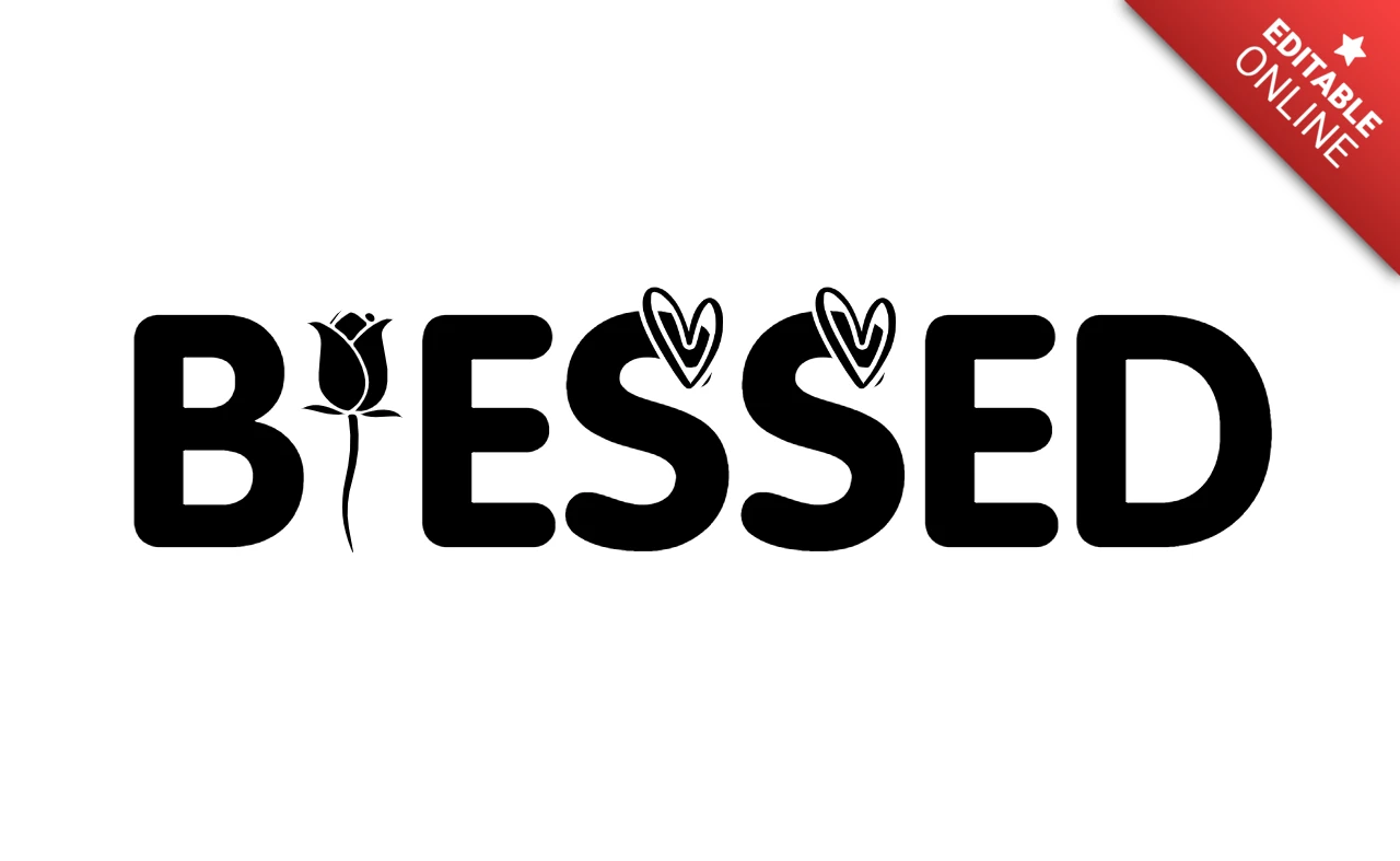 Gesegnetes t-shirt design vorlage
