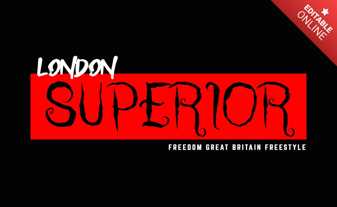 Modelo de design de camiseta com tipografia superior de Londres