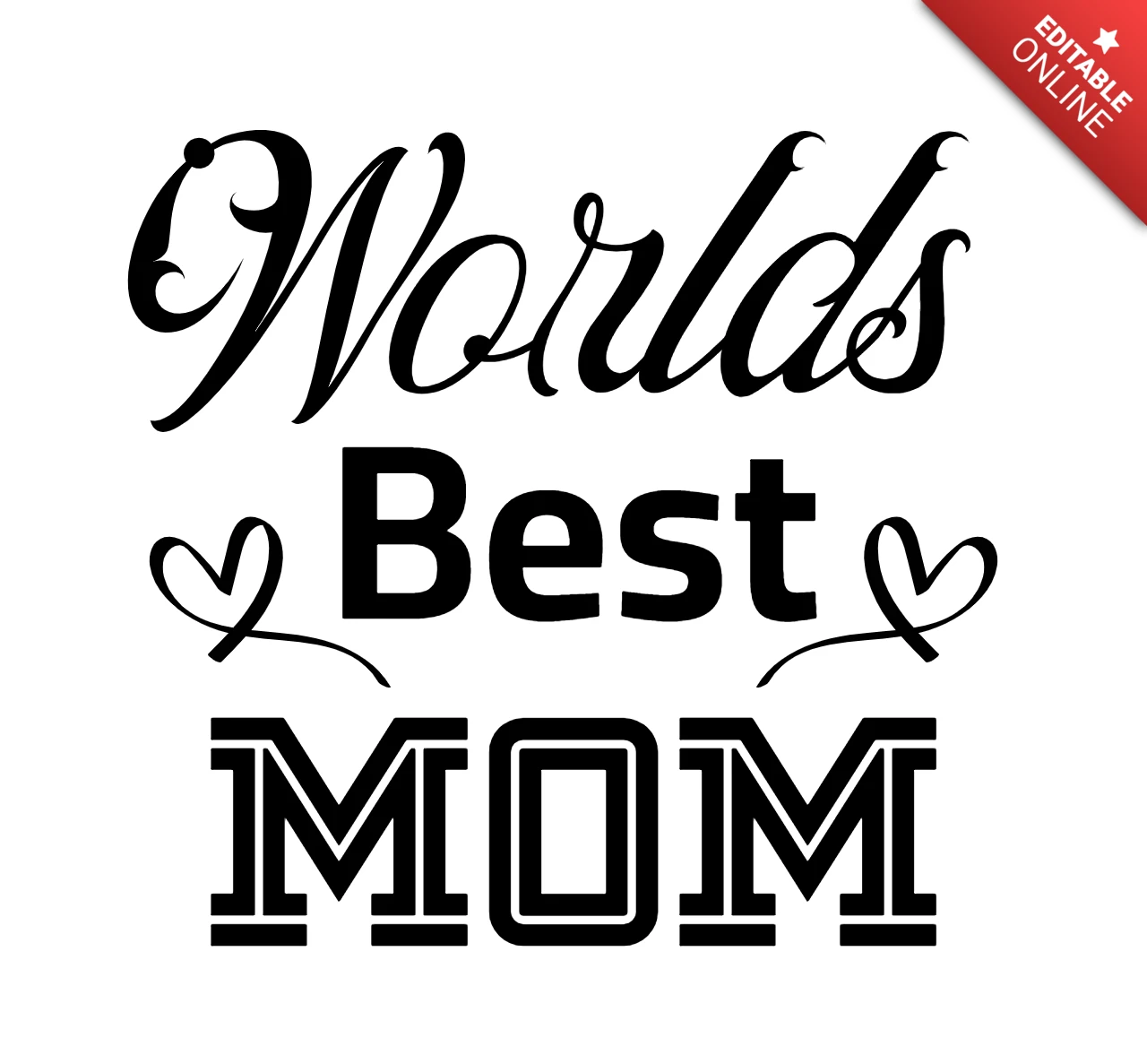 Weltbeste mutter t-shirt design vorlage