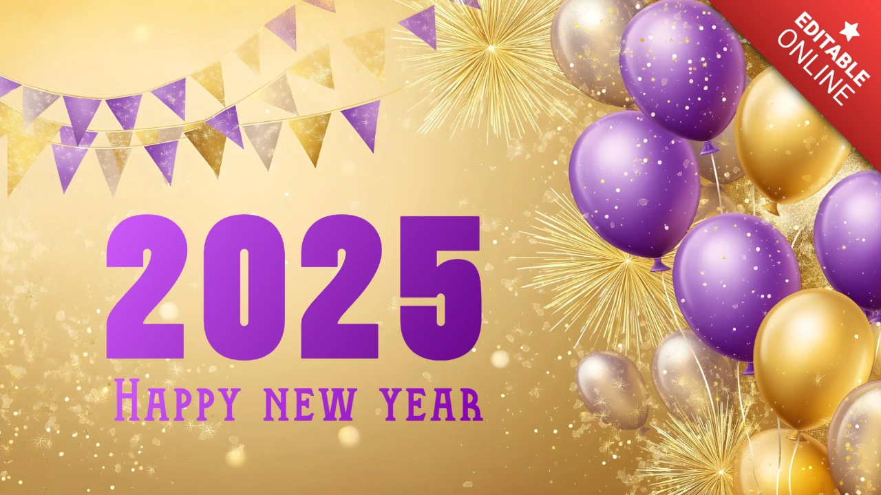 Fond d'écran de la bonne année, modèle de conception d'image