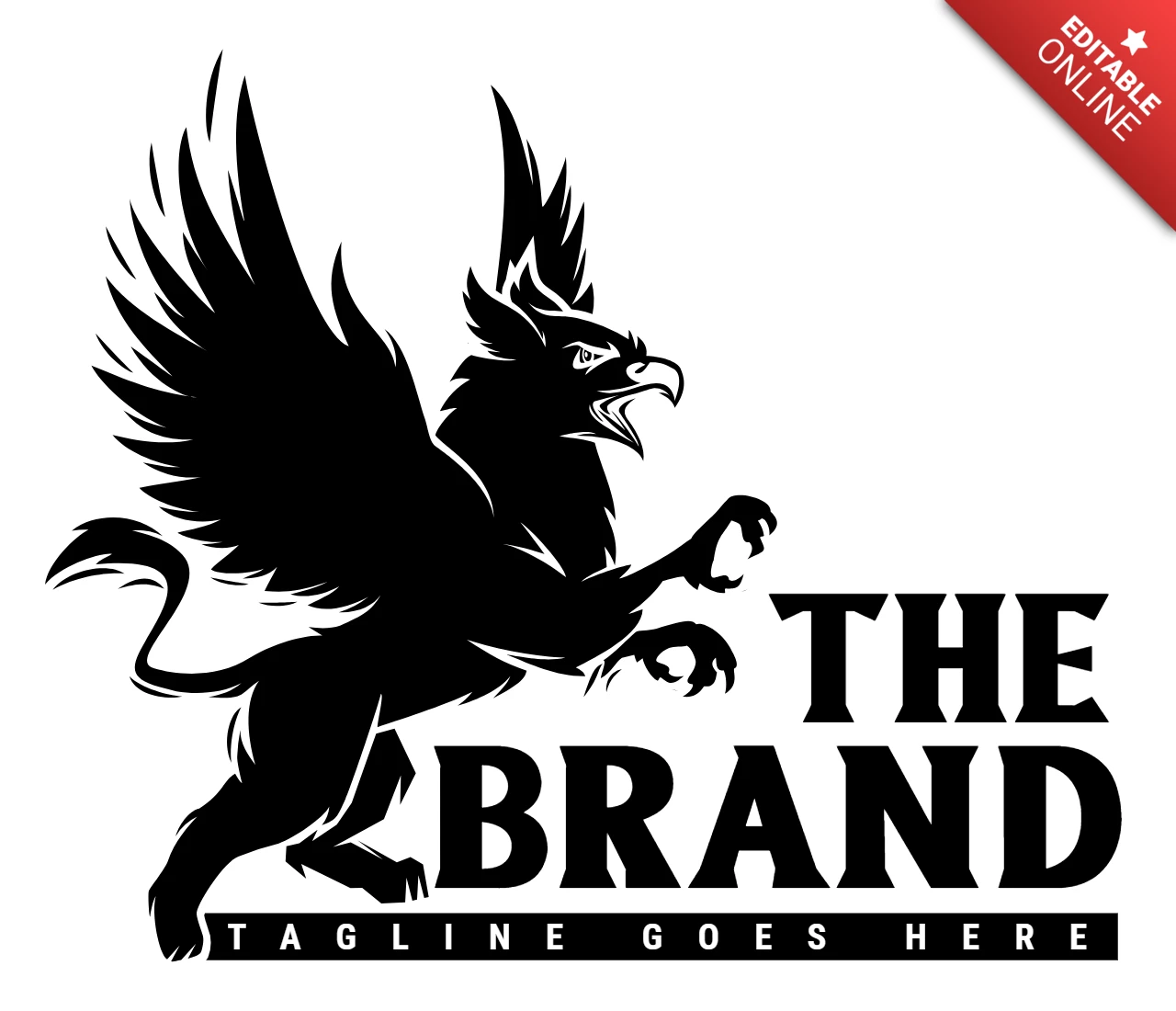 Majestic Griffin Logo Design Template