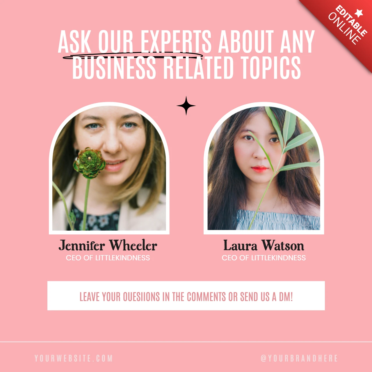 Meet the Team Introduction Instagram Post Design Template