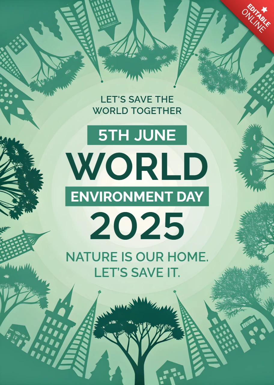 Green Vision for World Environment Day Design Template
