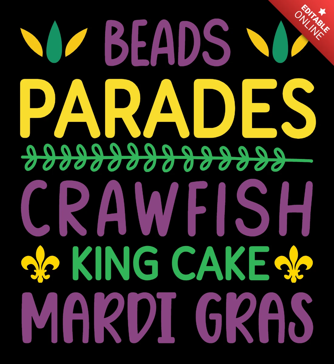 Mardi gras : modèle de conception festive pour les événements de célébration