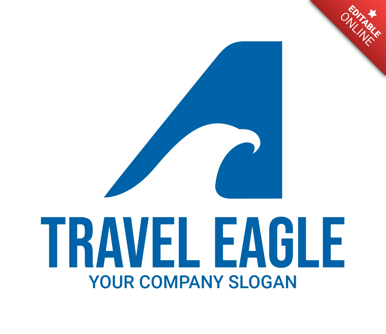 Travel Eagle Logo Design Template