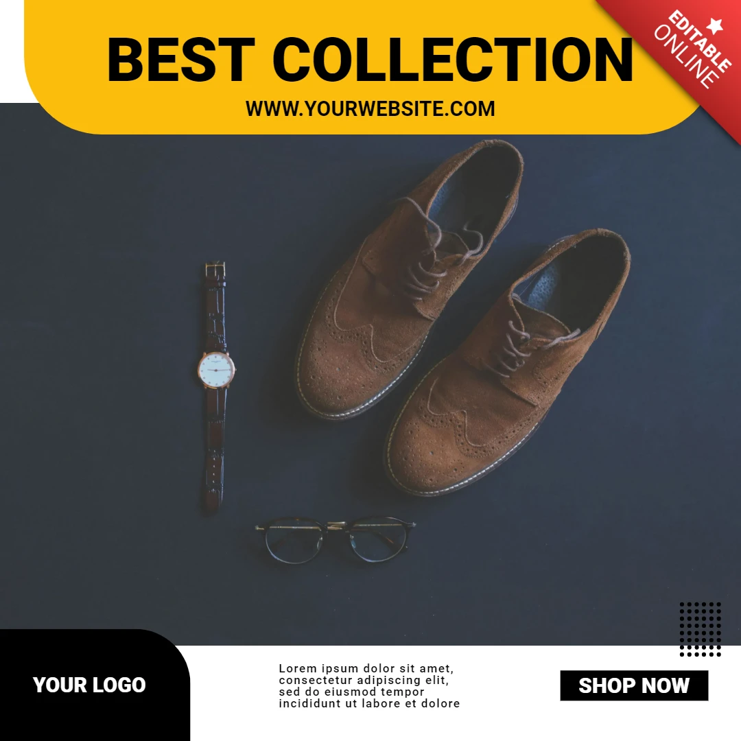 Meilleure collection streetwear sneakers sale instagram post design template