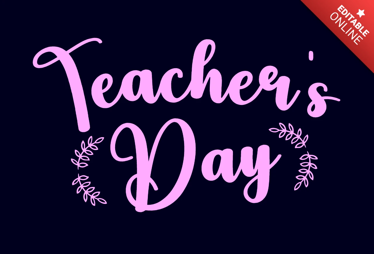 Teachers Day T-Shirt Design Template