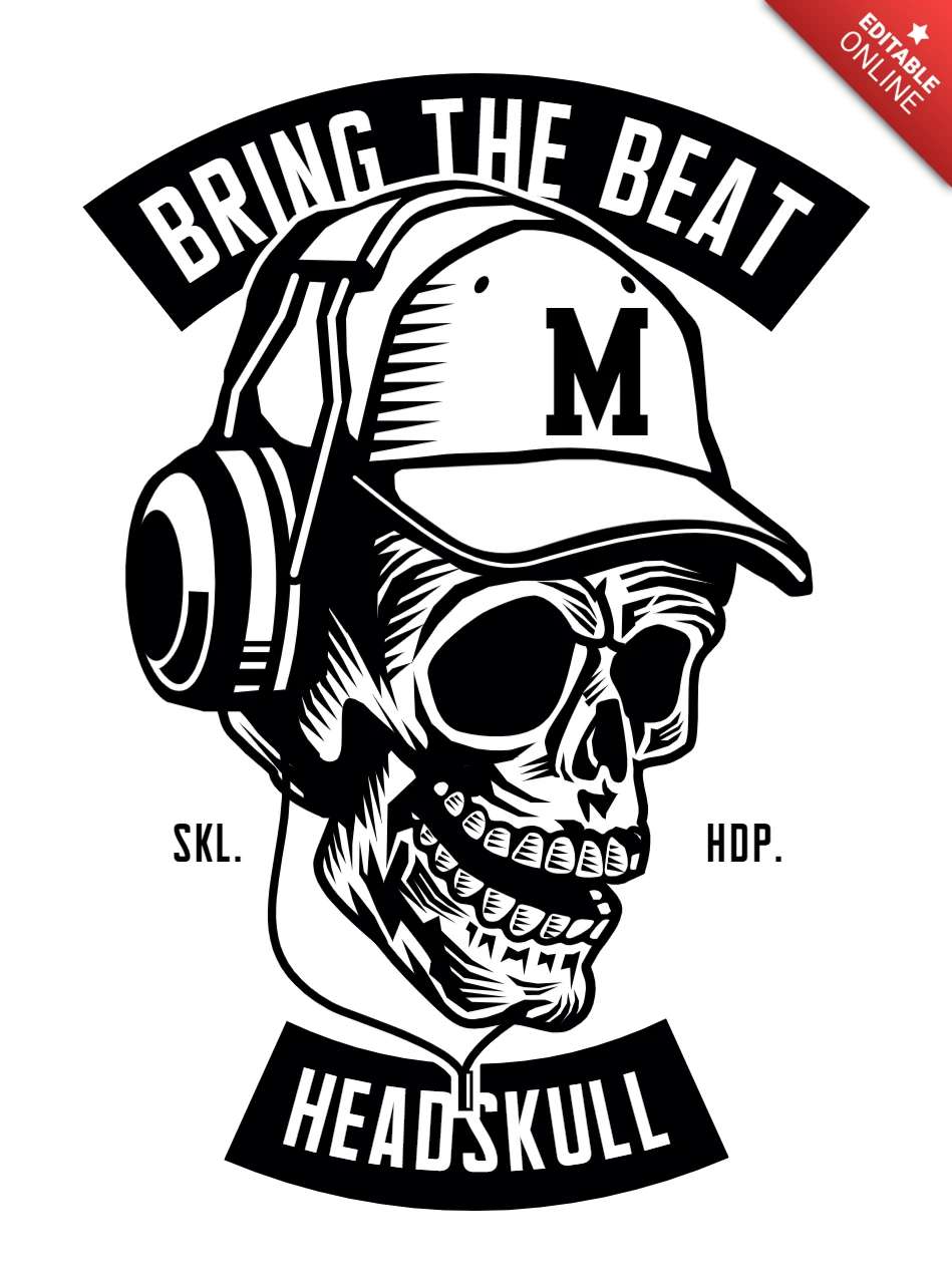 Bring The Beat T-Shirt Design Template