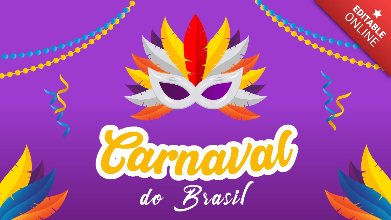Brazilian Carnival Customizable Flyer Design
