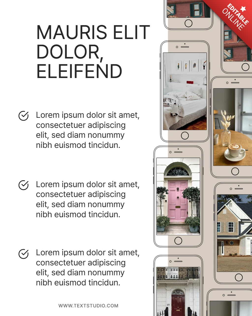 Modern Home Design Showcase Template for Real Estate and Interior Decor