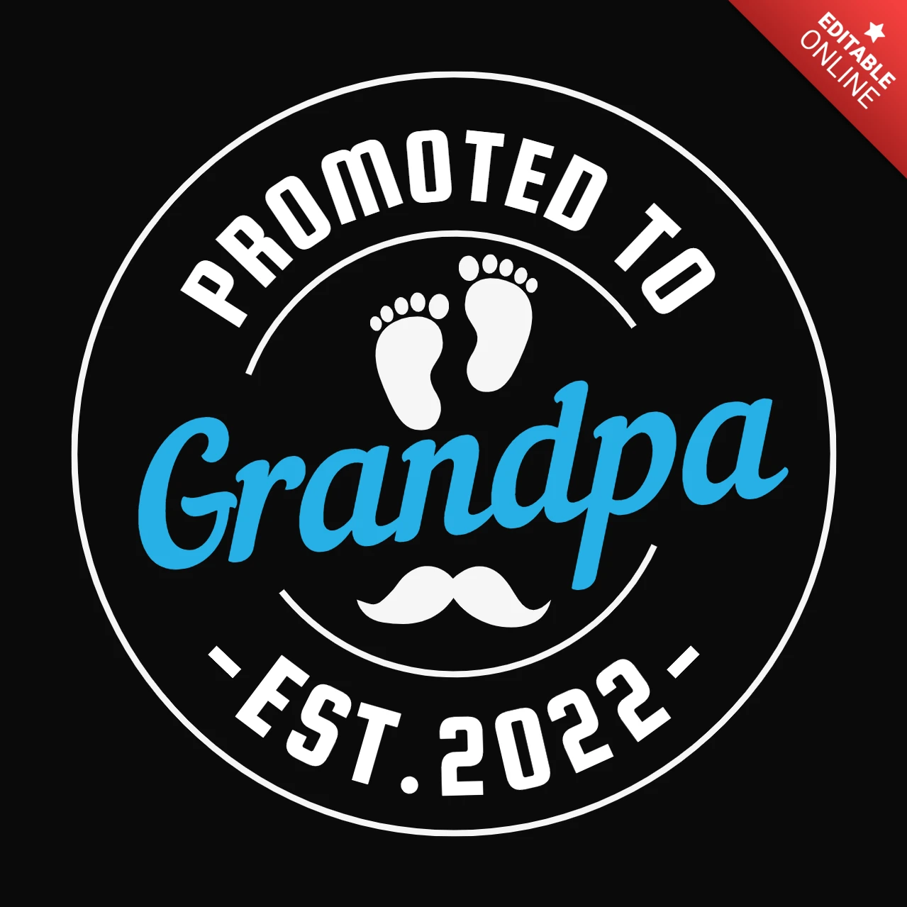 Modello di maglietta promosso a nonno