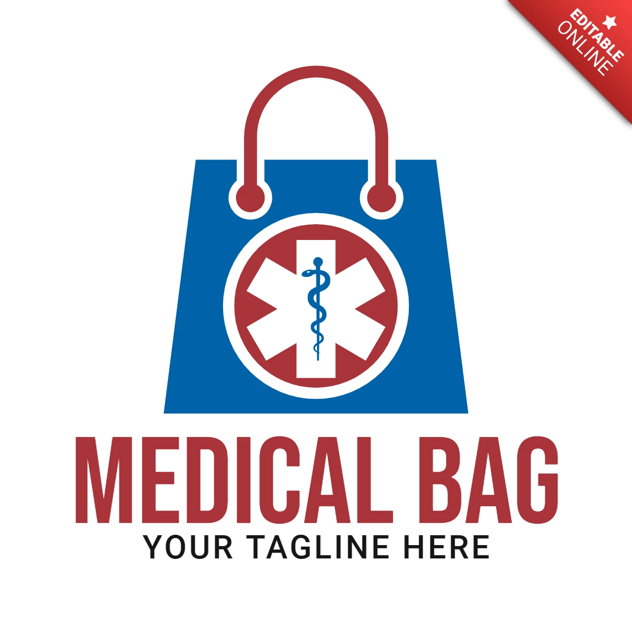 Medical Bag Logo Design Template